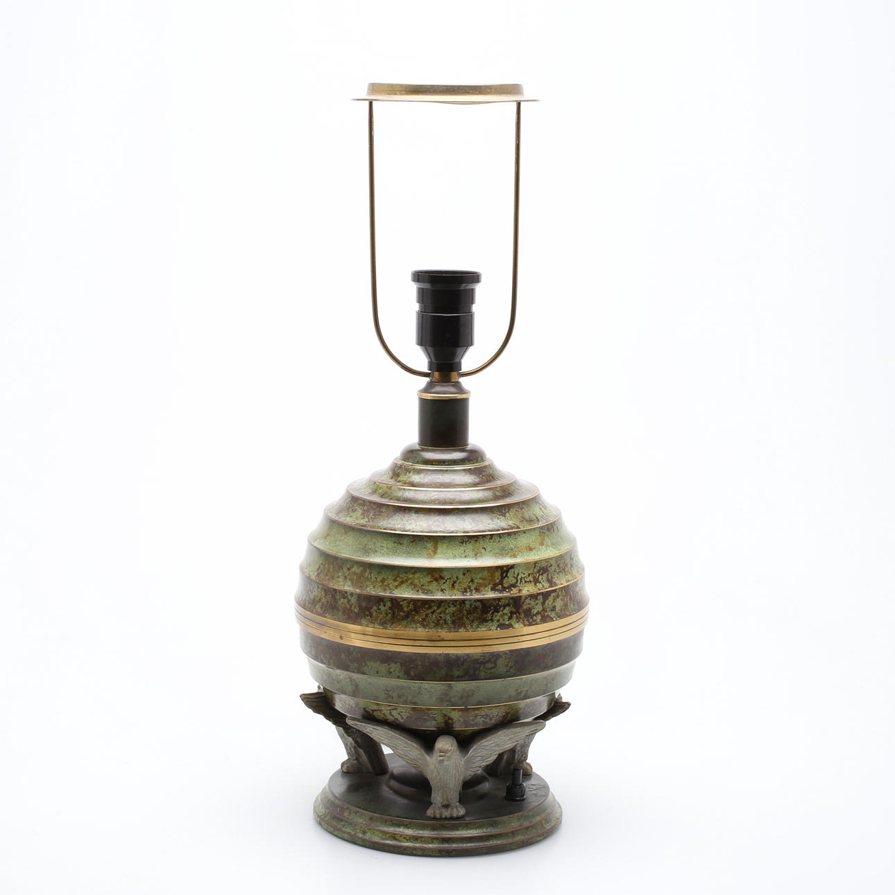 BORDSLAMPA, art deco, sannolikt Tyskland, 1900-talets första hälft.