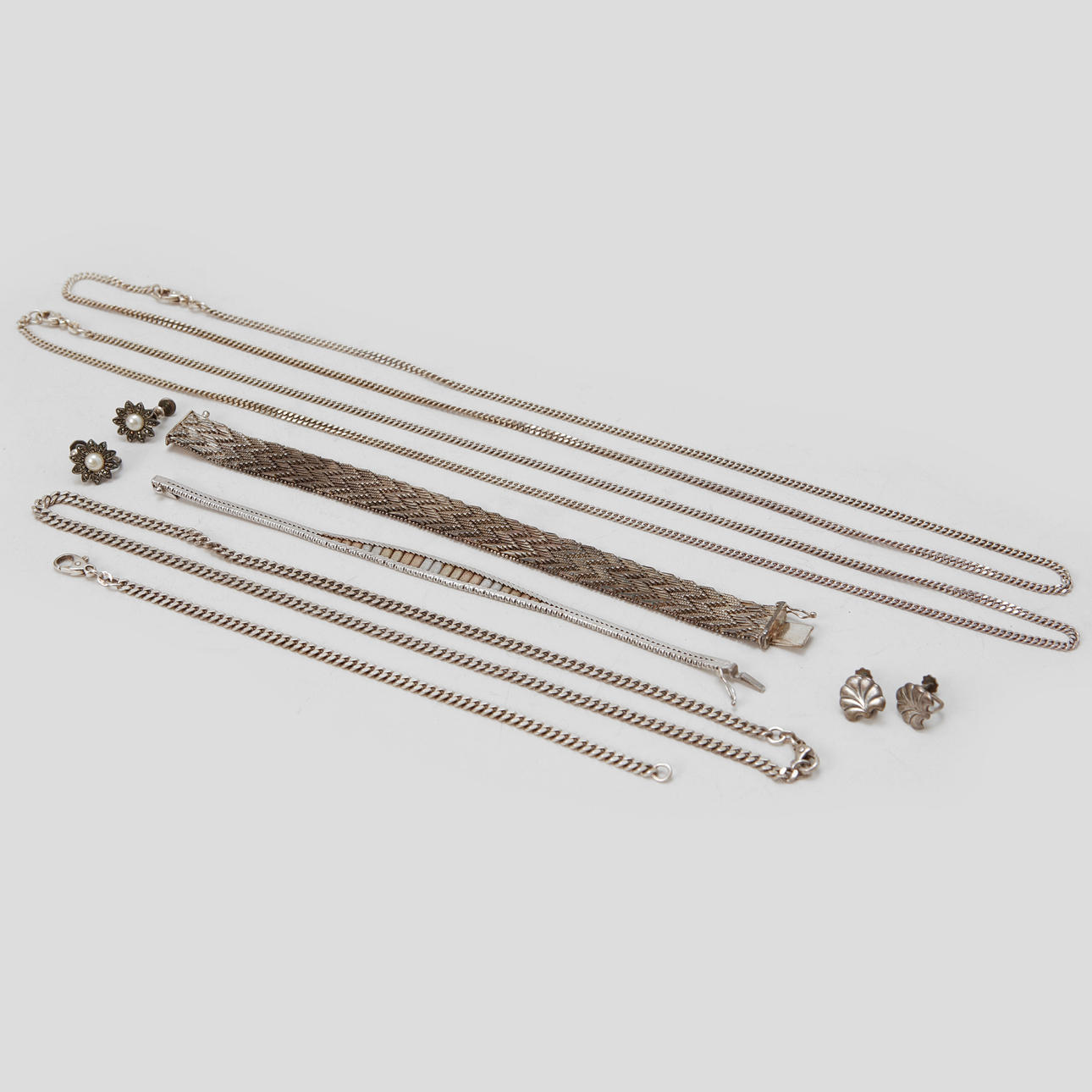 SMYCKEN, 8 st, silver, vikt ca 132 g.