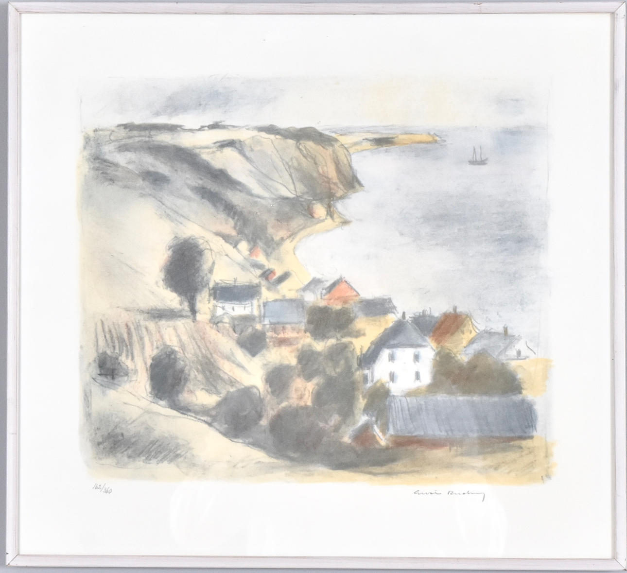 GUSTAV RUDBERG. Color lithography.