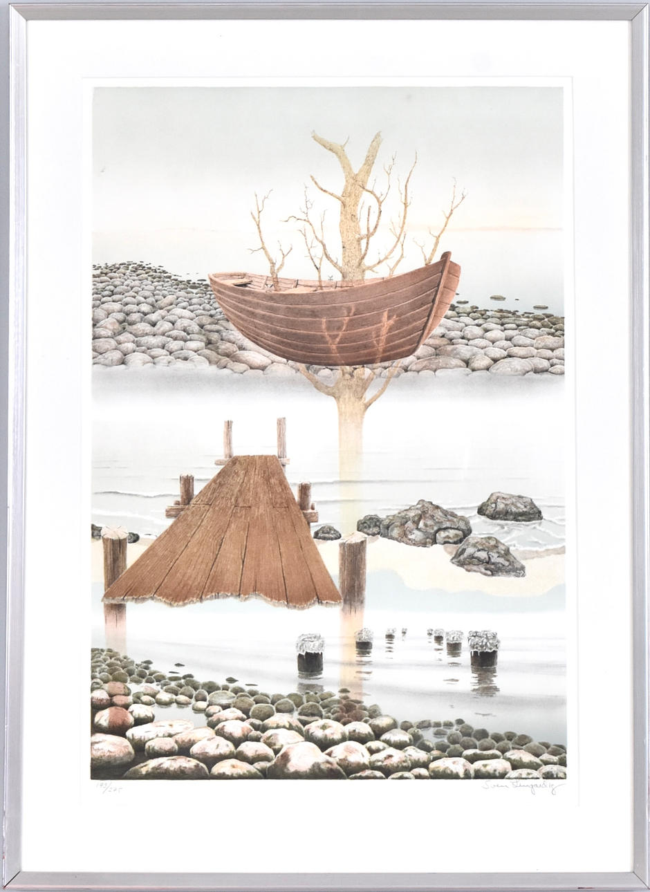 SVEN  LINGARDSZ. Color lithography.