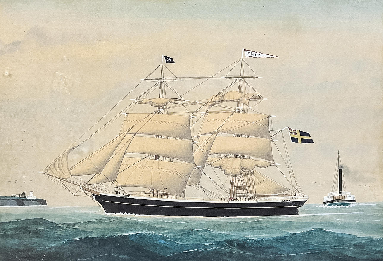 TRYCK, "Briggen Ynez", 1900-tal.