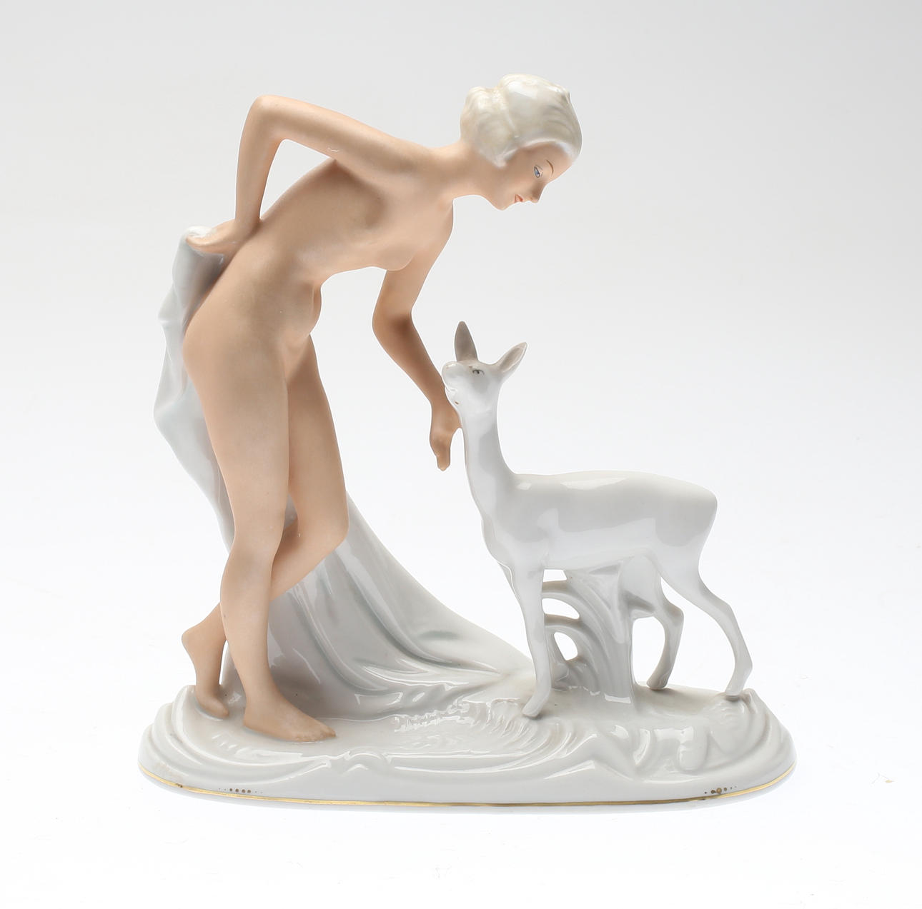 FIGUR, porslin, Schaubachkunst, Tyskland, 1900-tal.