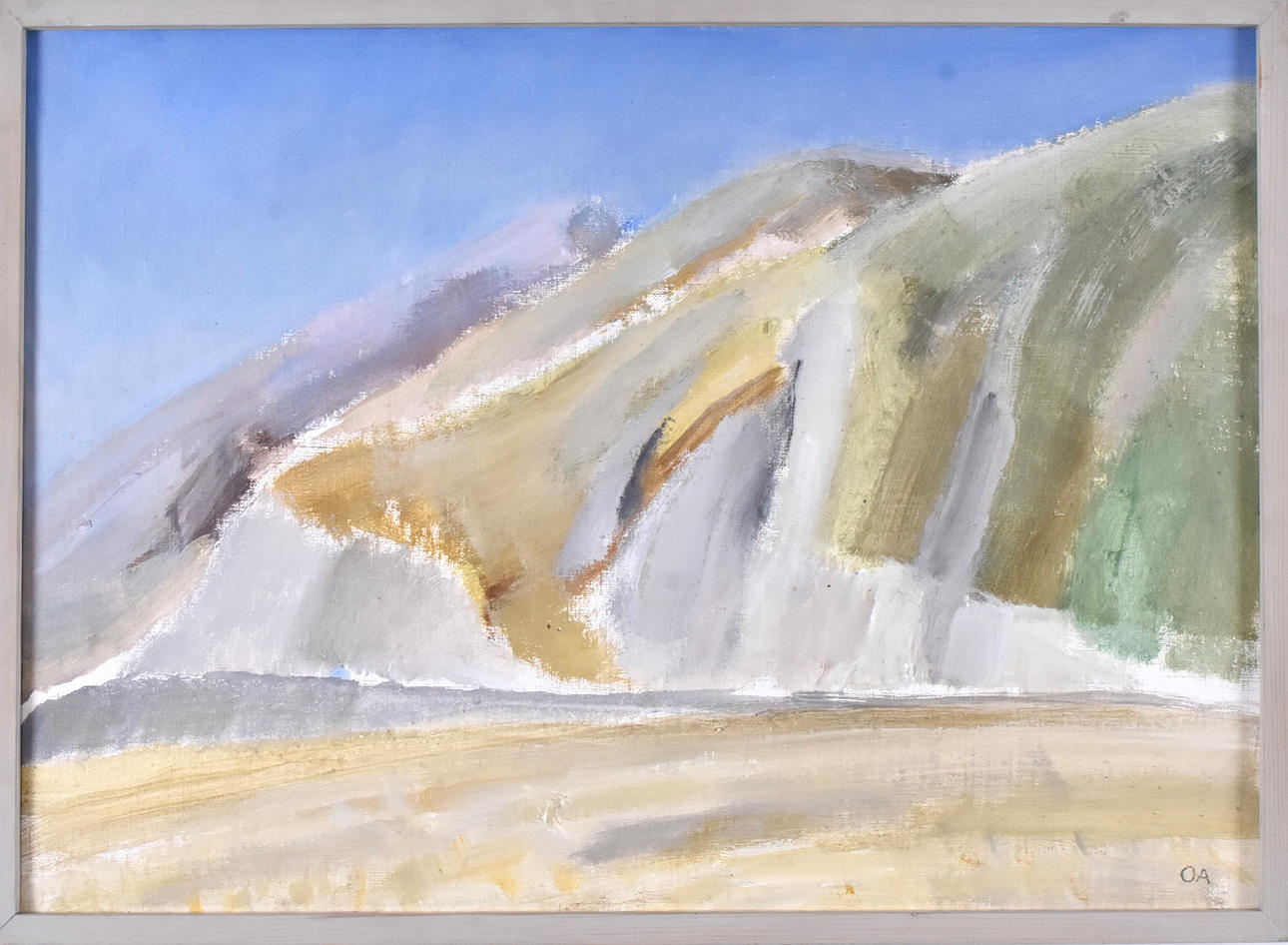 OLLE AGNELL. Oil on canvas.