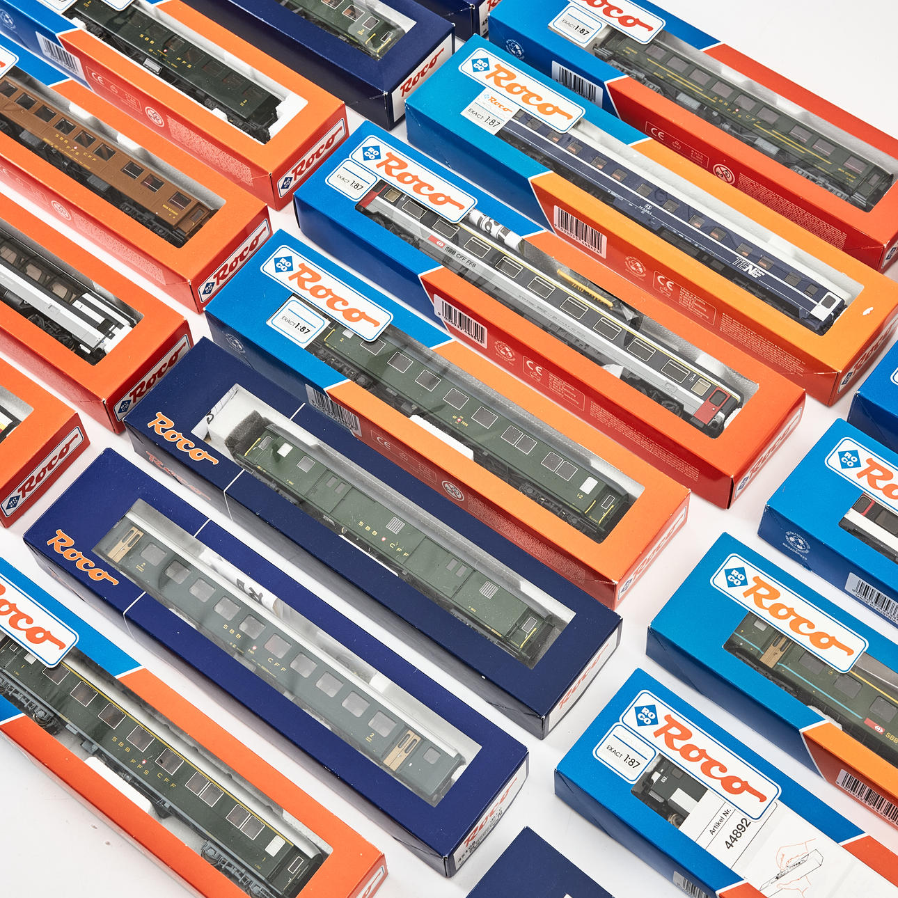 ROCO, trolleys 20 pcs., H0.