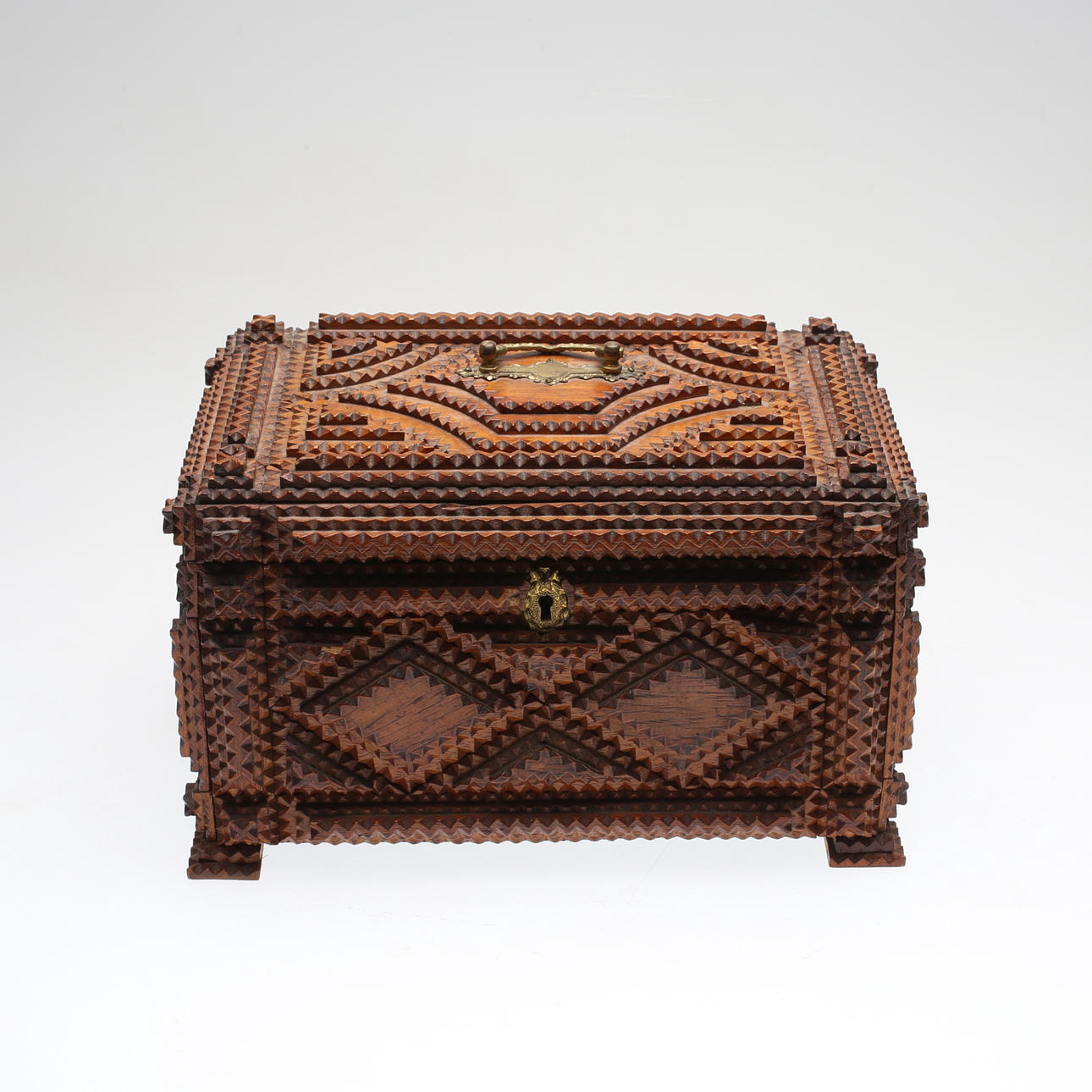 CIGARRLÅDA/SKRIN, trä, 1900-tal.