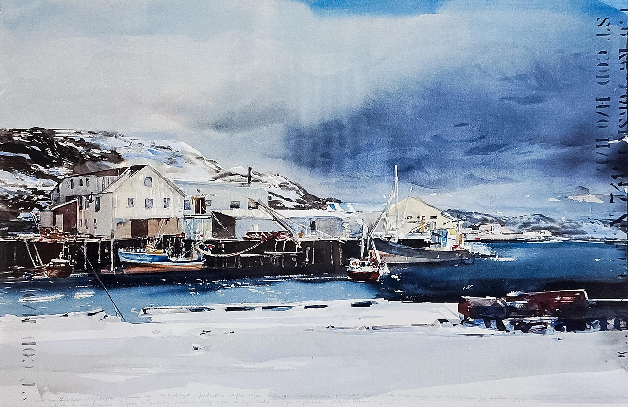 LARS LERIN. PRINT, Signed in print, 1994.