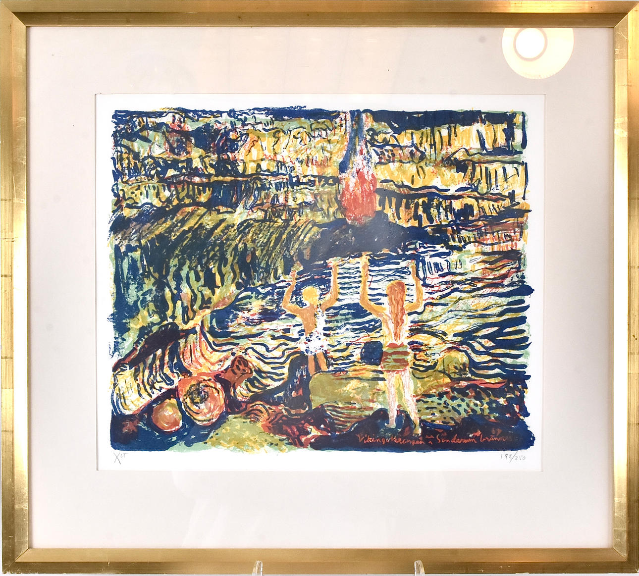 SVEN X:ET ERIXSON. Color lithography.