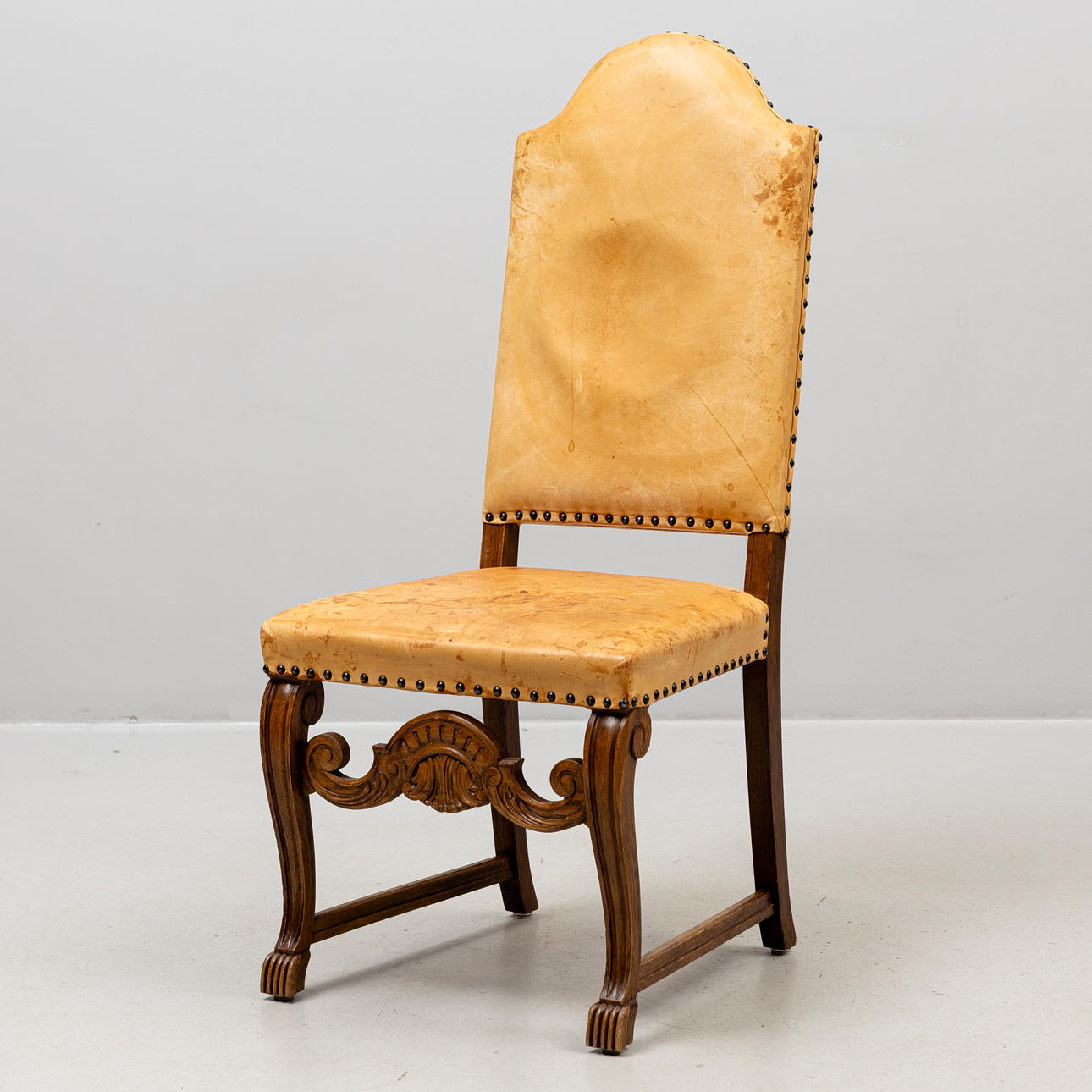 STOL, skinnklädd, barockstil, 1900-tal.