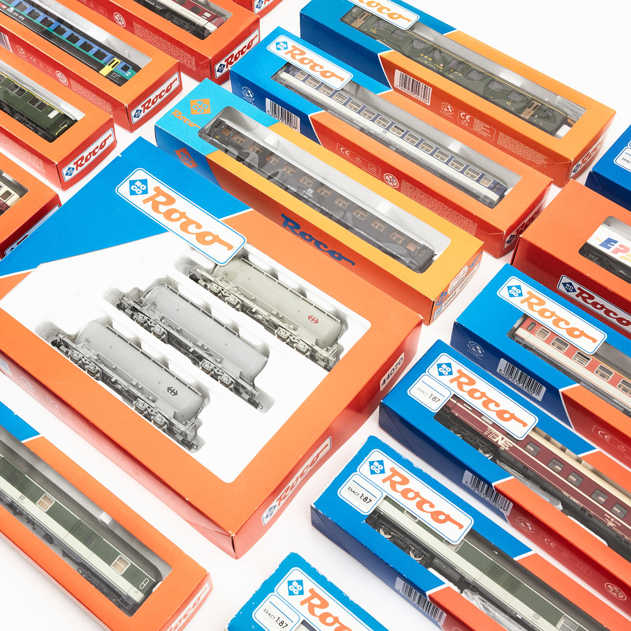 ROCO, trolleys 20 pcs., H0.