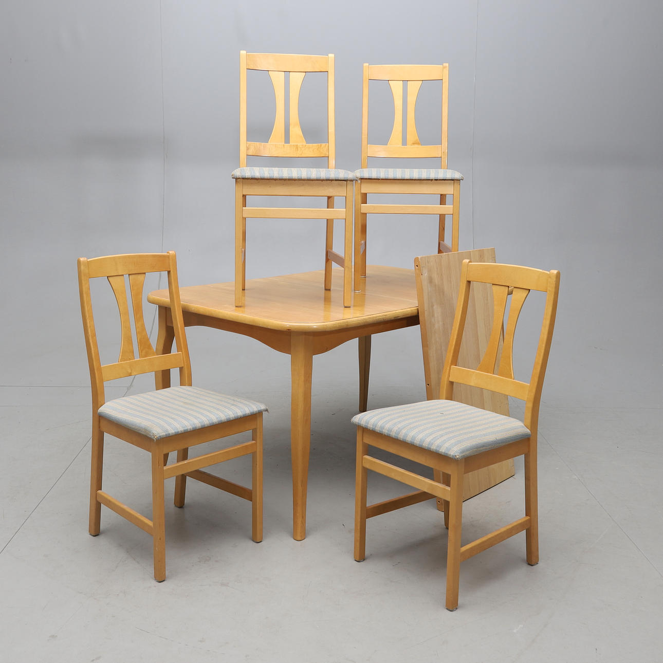 MATGRUPP, 5 delar, björk, 1900-talets andra hälft.