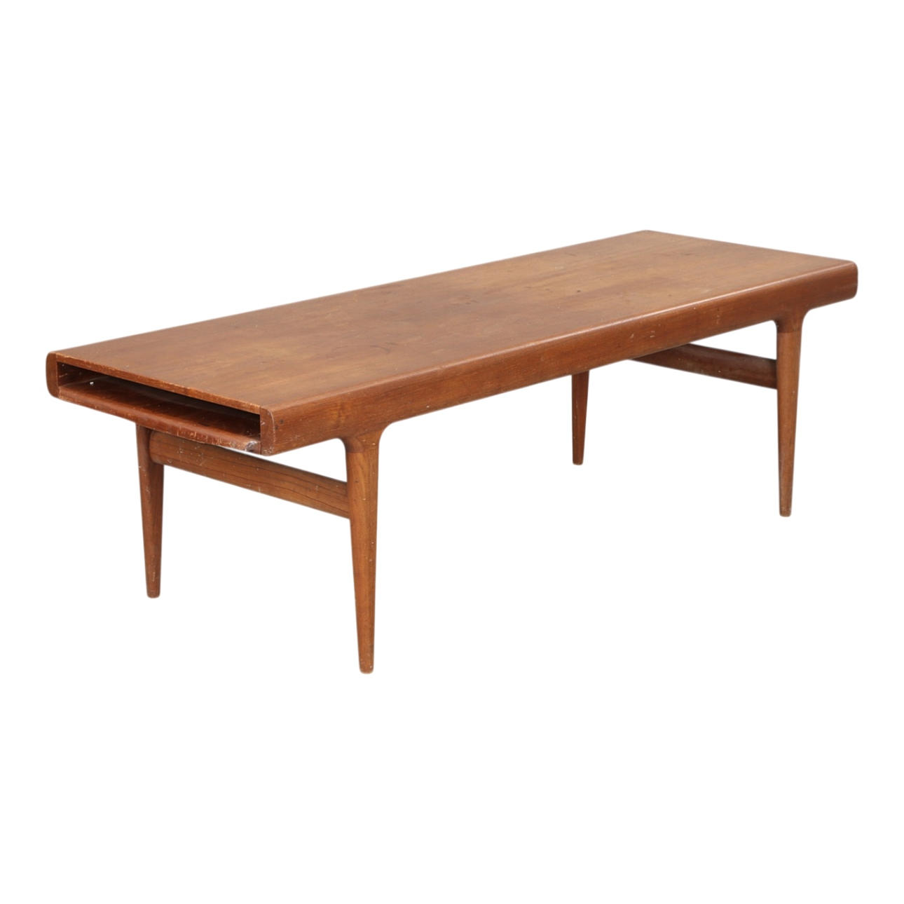 JOHANNES ANDERSEN. CFC Silkeborg. Rectangular teak coffee table, 1960s.