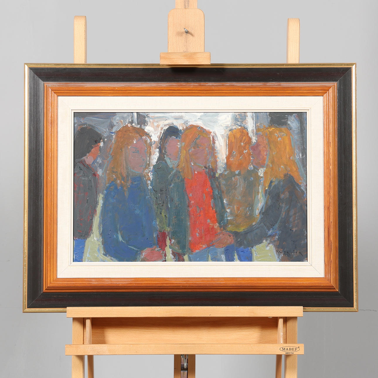 SVÄN GRANDIN. OIL ON PANEL, Signed.