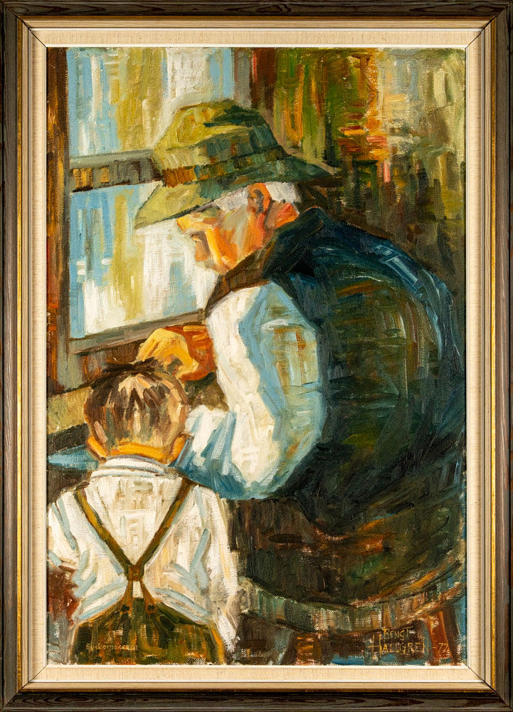 BENGT HÄLLGREN. Oil on canvas.
