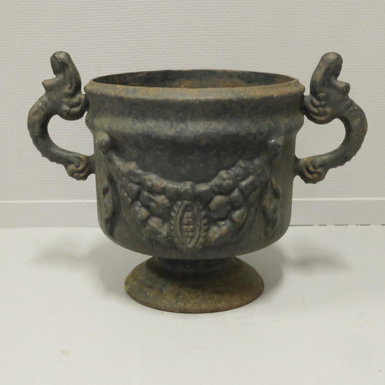 JARDINIÈRE, CAST IRON.