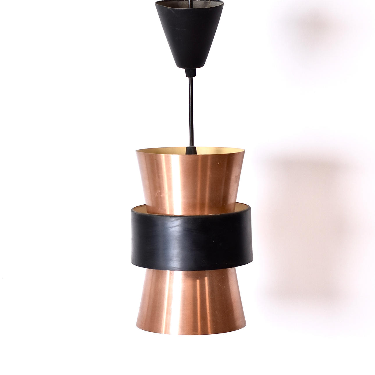 JO HAMMERBORG. Ceiling lamp, copper, Fog& Mörup.