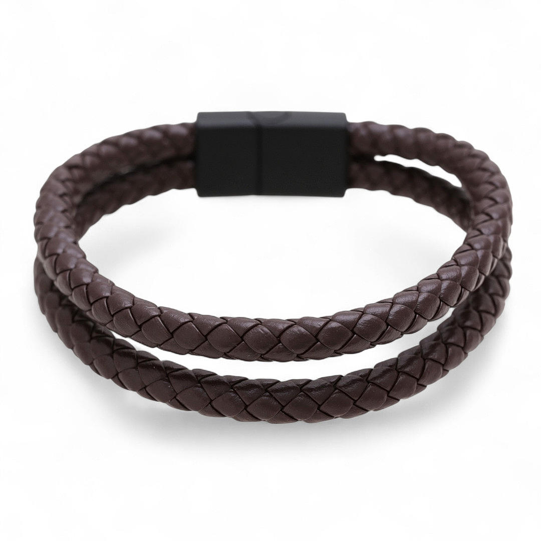 Double-braided bracelet.