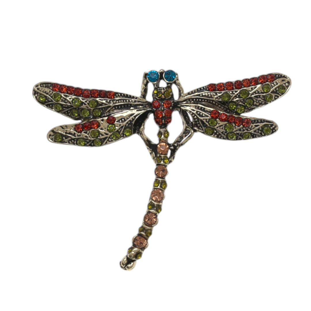 Dragonfly-shaped brooch.