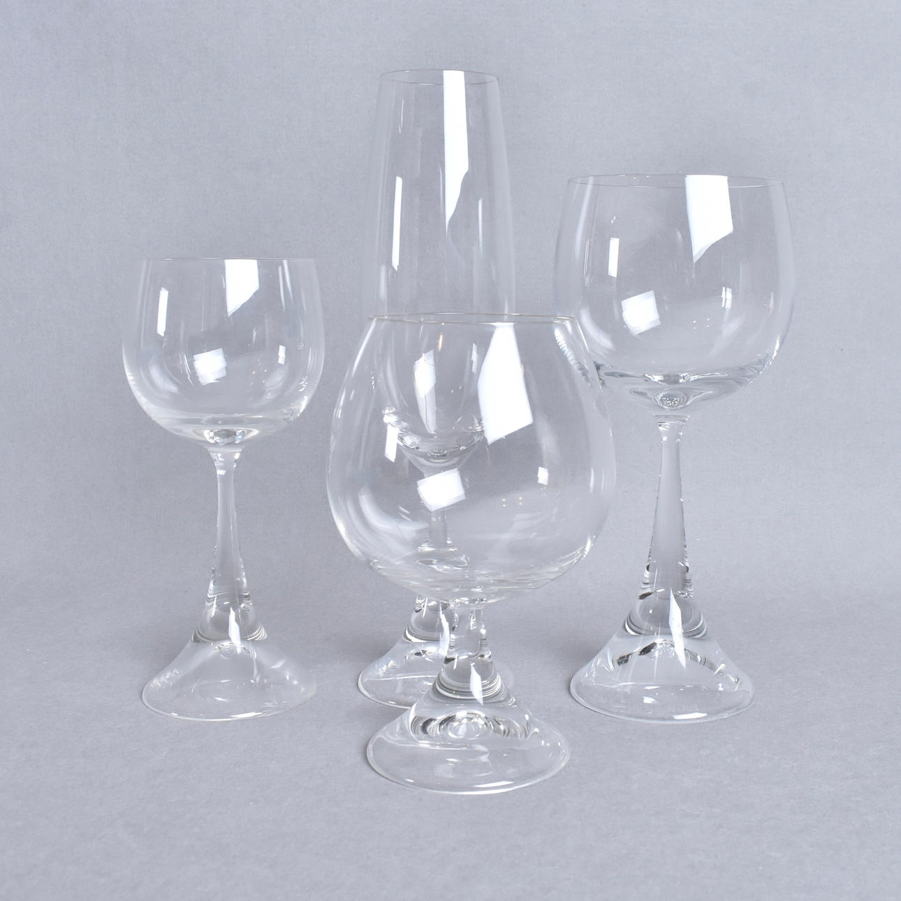 47 pcs Rosenthal Crystal Clarion Glass Tableware.
