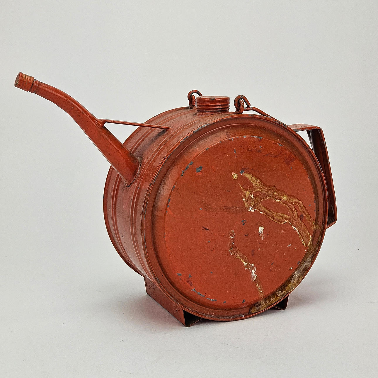 OLJEKANNA, bemålad plåt, 1900-tal.