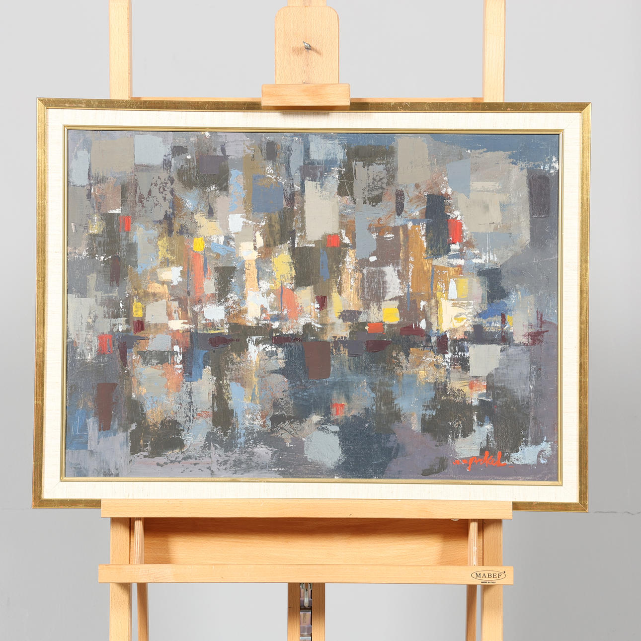 OIDENTIFIERAD KONSTNÄR. OIL ON CANVAS, Signed.