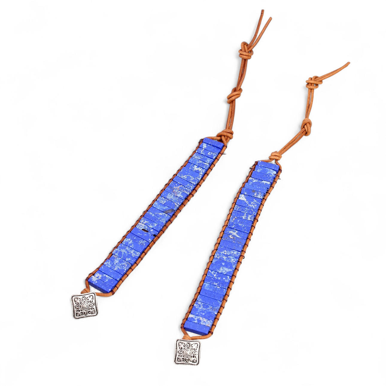 Two gemstones bracelets.