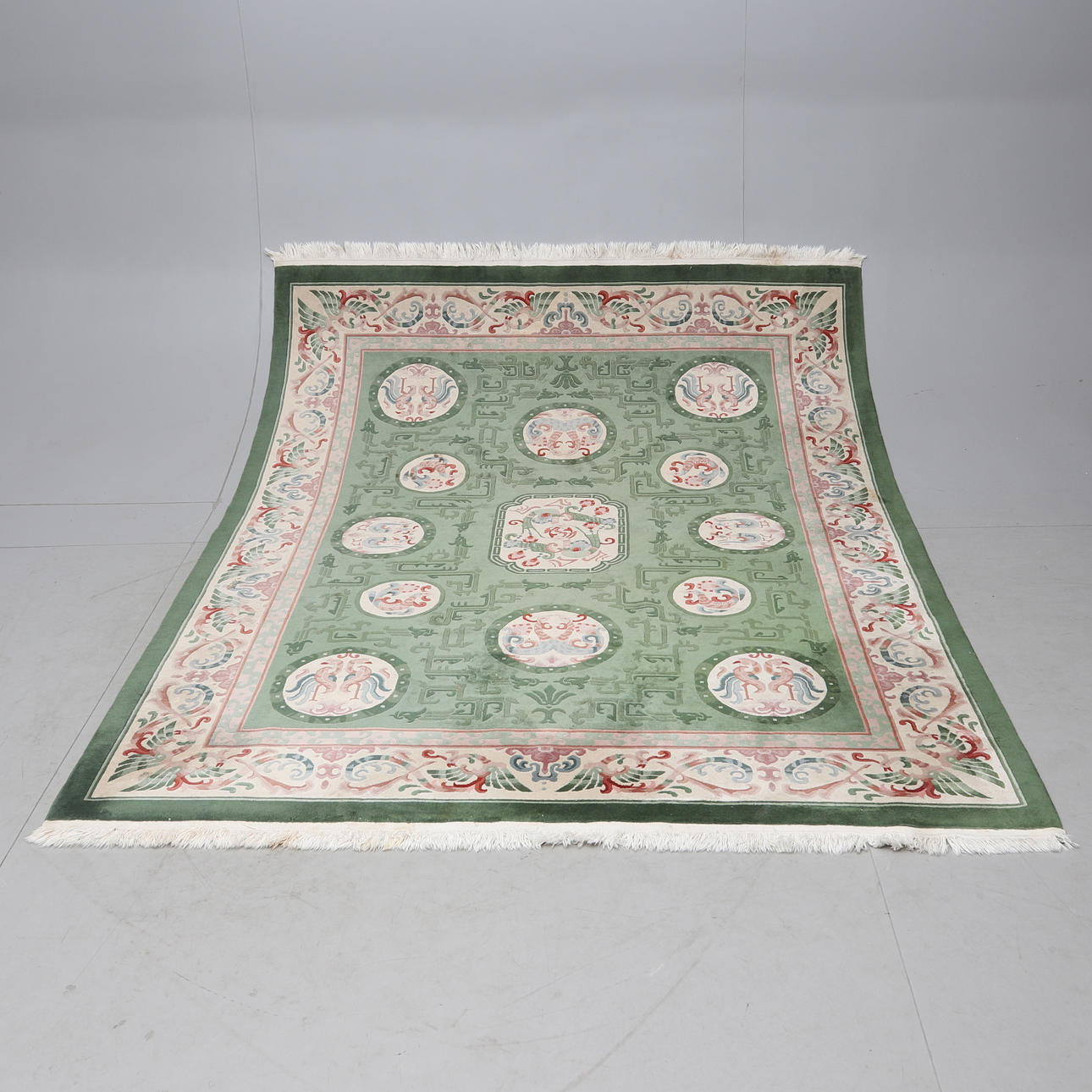 CARPET, China. Approx. 310x242 cm.