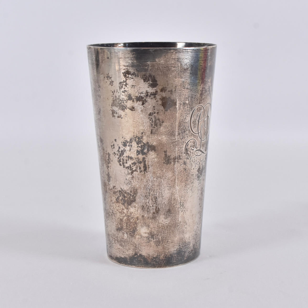 A silver vase, CG Hallberg, 20th century.