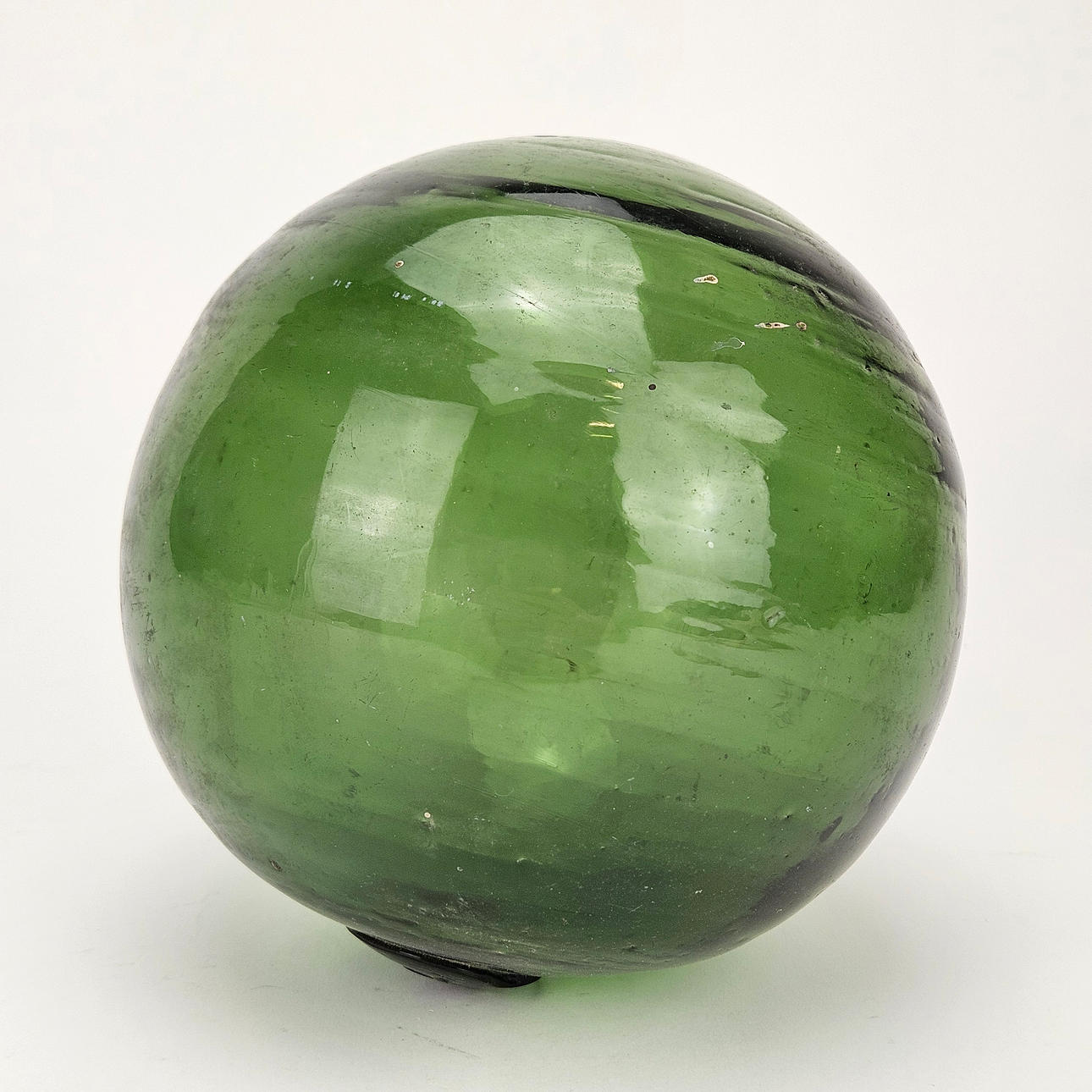 FLÖTE, glas, med stämpel, 1900-tal.