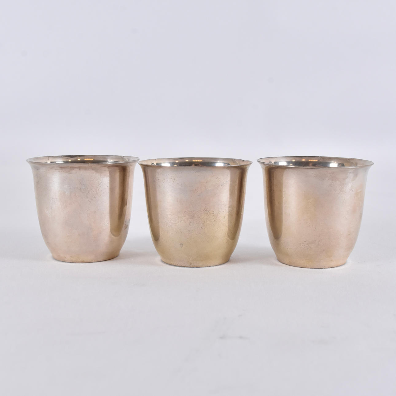 BÄGARE, 3 st, silver, 1900-tal.