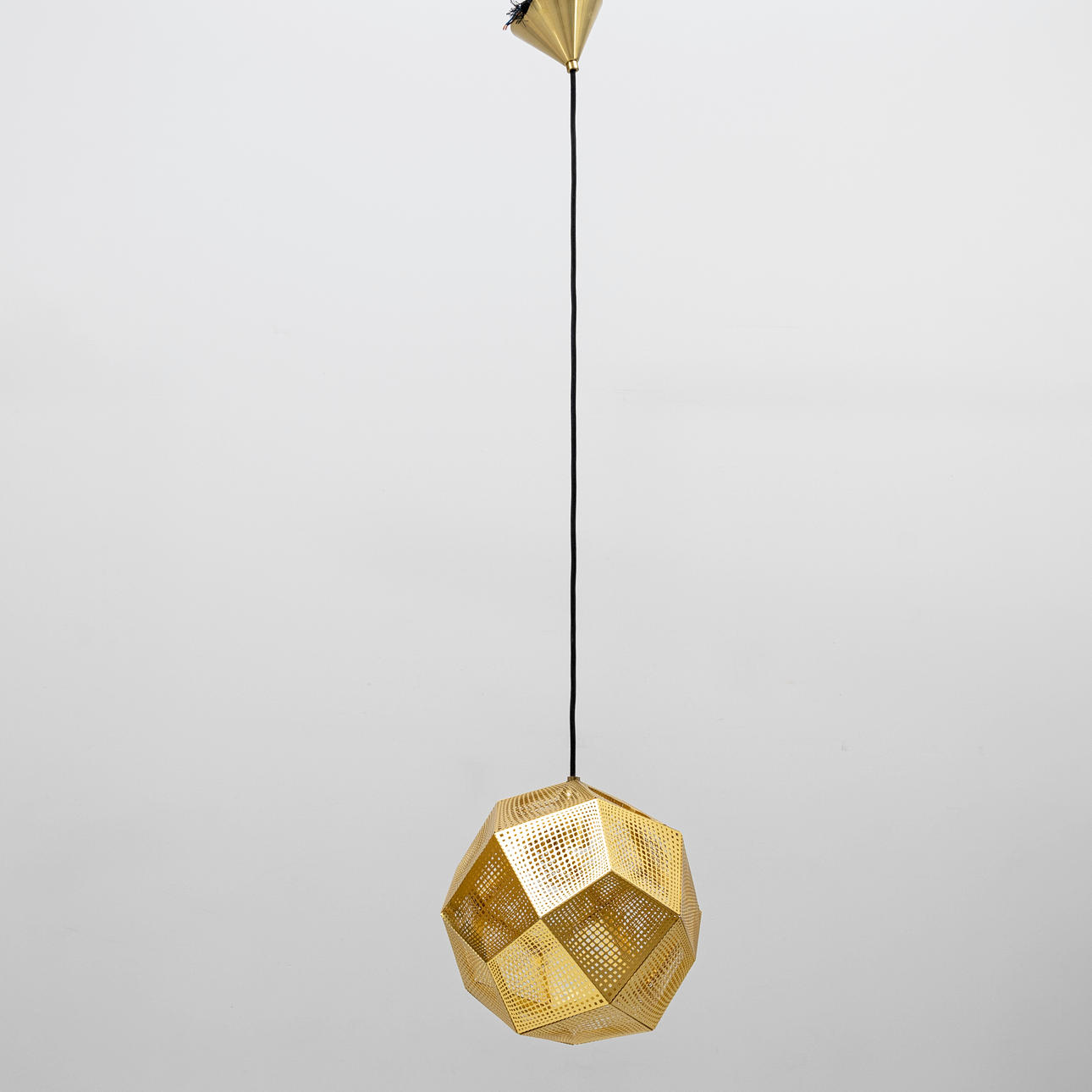TOM DIXON. A brass' Etch 'ceiling lamp, 2011.