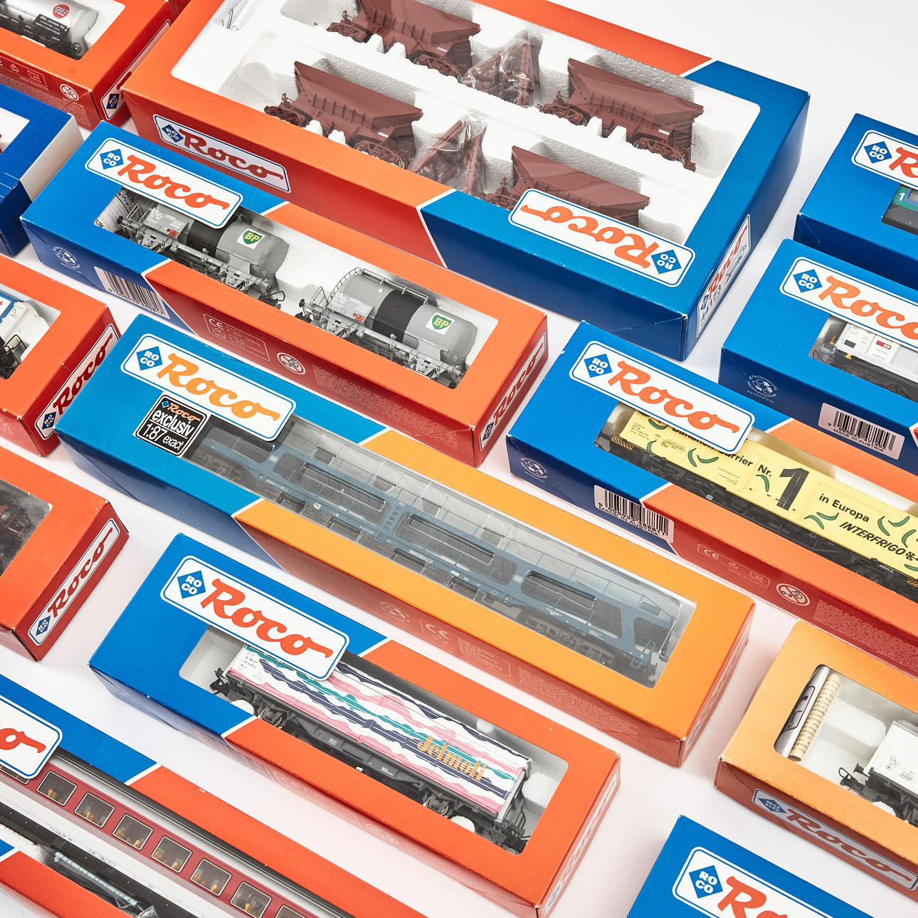 ROCO, trolleys, 20 pcs., H0.