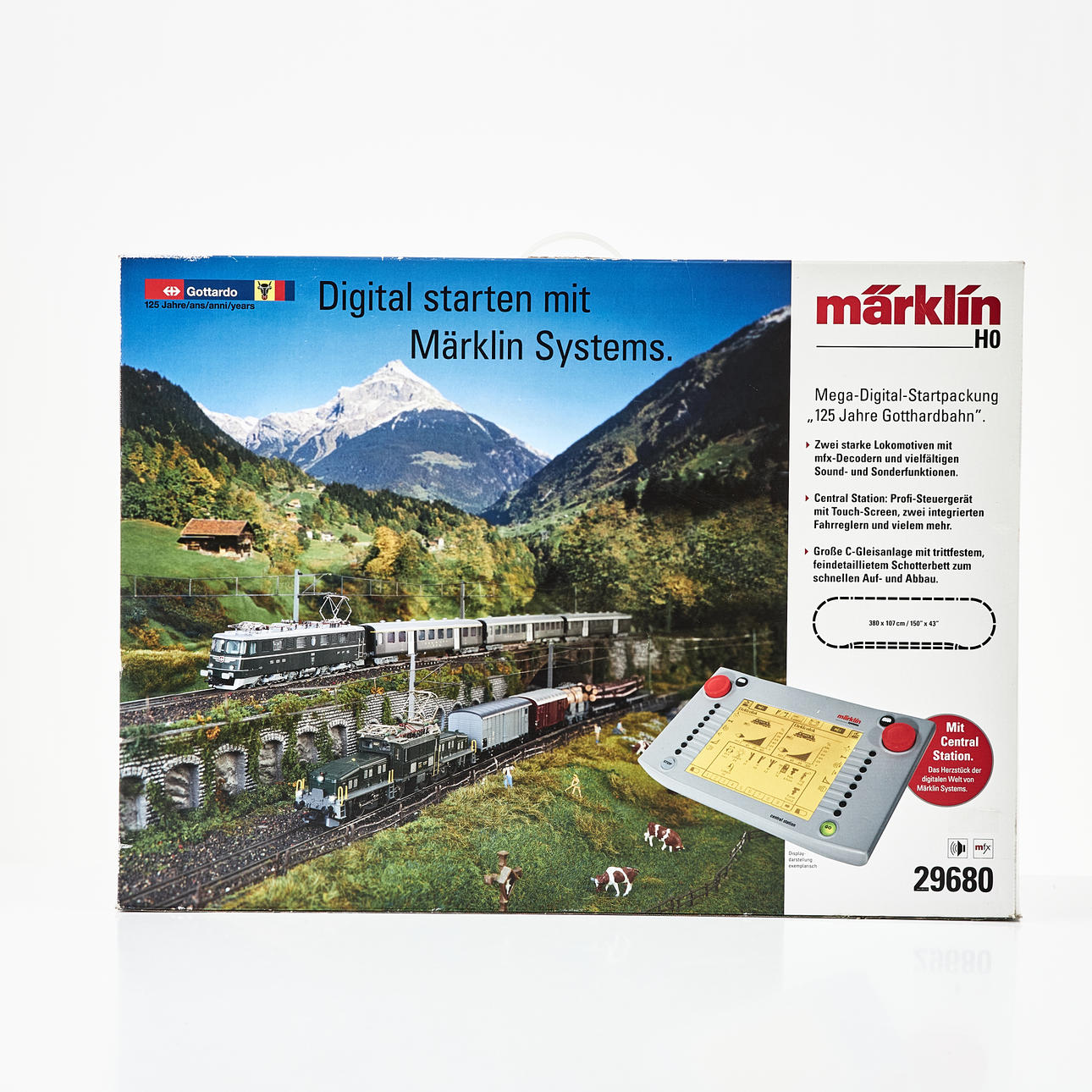 MÄRKLIN, 29680, mega starter set, “Gotthard”.