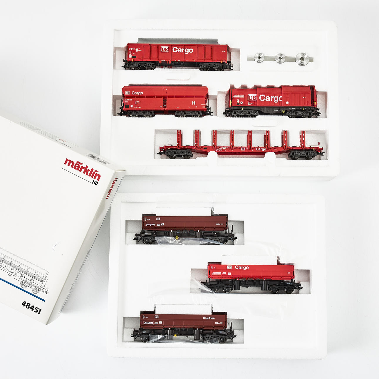 MÄRKLIN, 48451 3, 46220, 7 wagons DB Cargo.