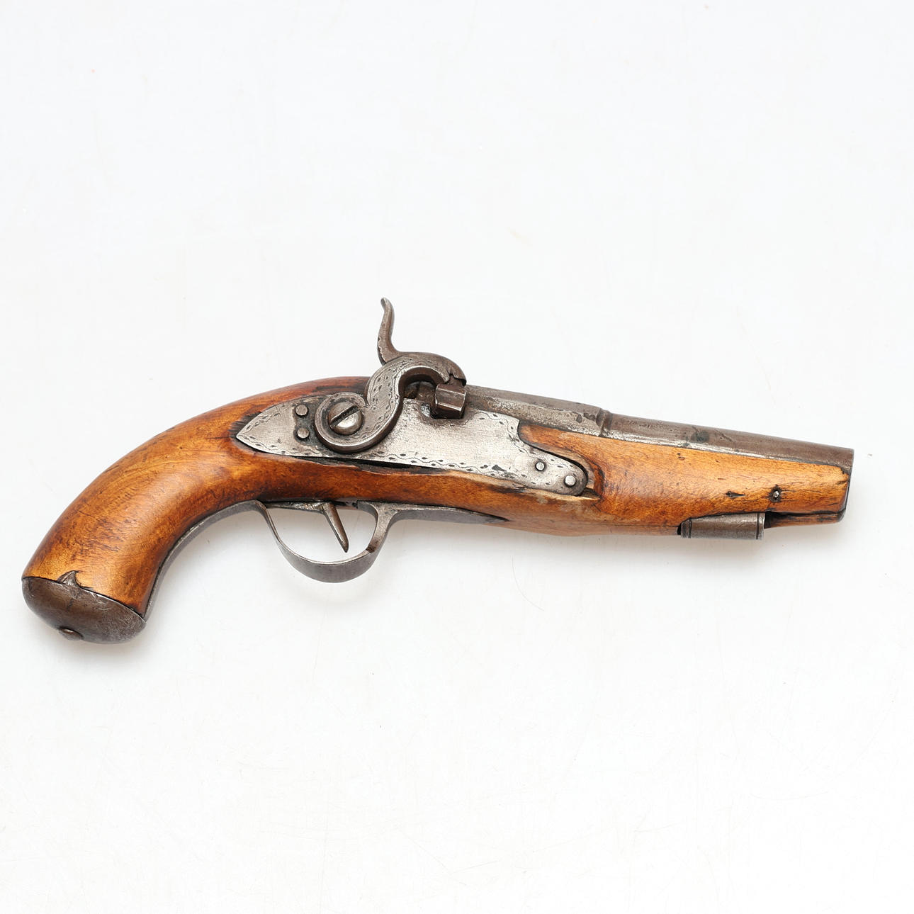 A SLAG LOCK PISTOL, 19th century.