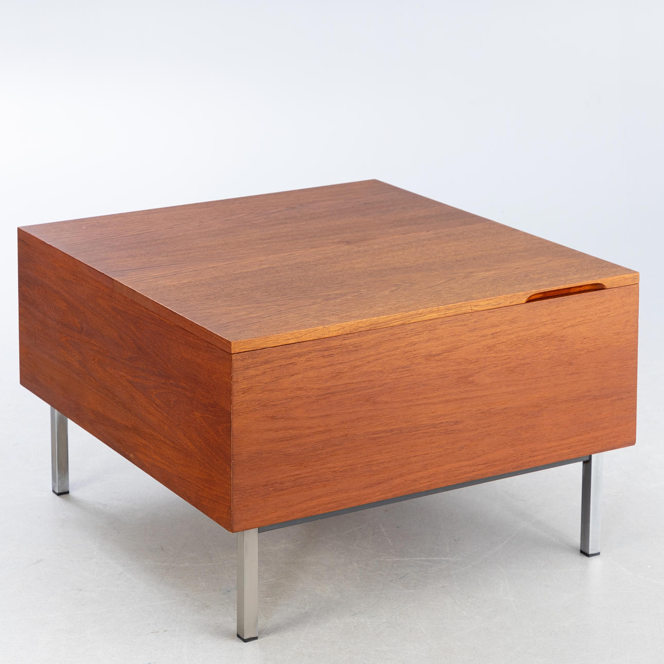 Cube sofa table with storage space, 1960s.