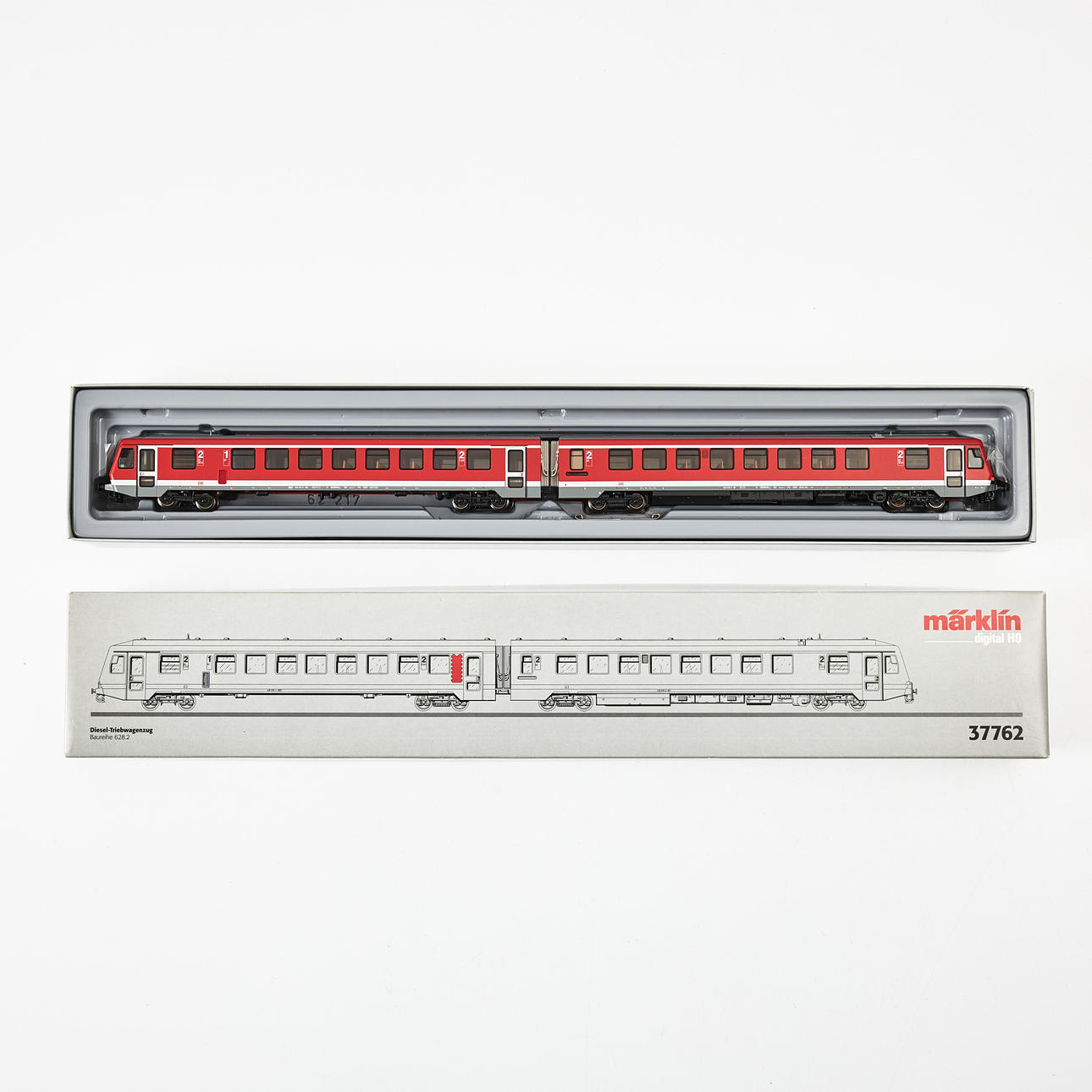 MÄRKLIN, 37762, rälsbuss 628.2, diesel, 2-delad. Leksaker ...