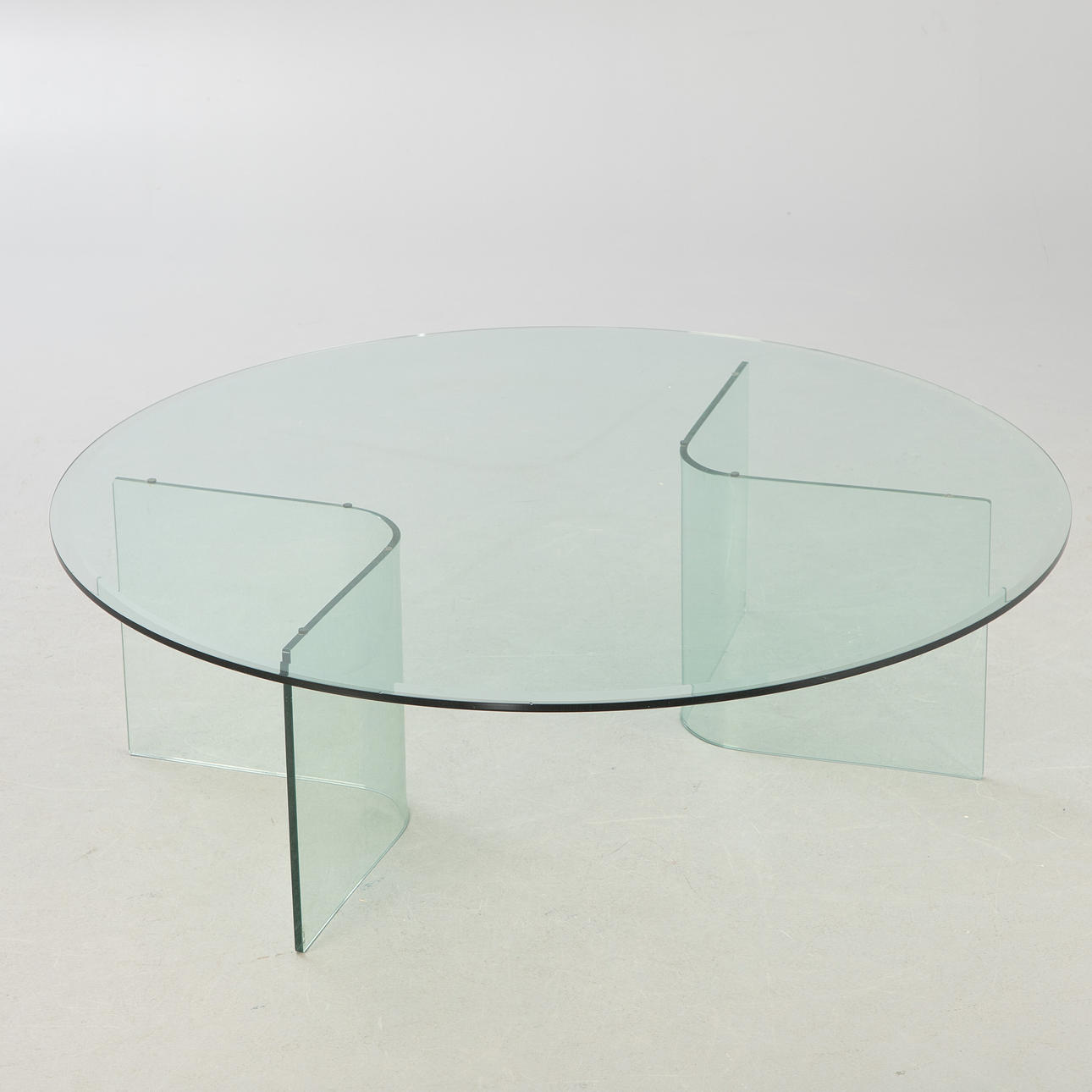 Fiam, glass table, Italy.