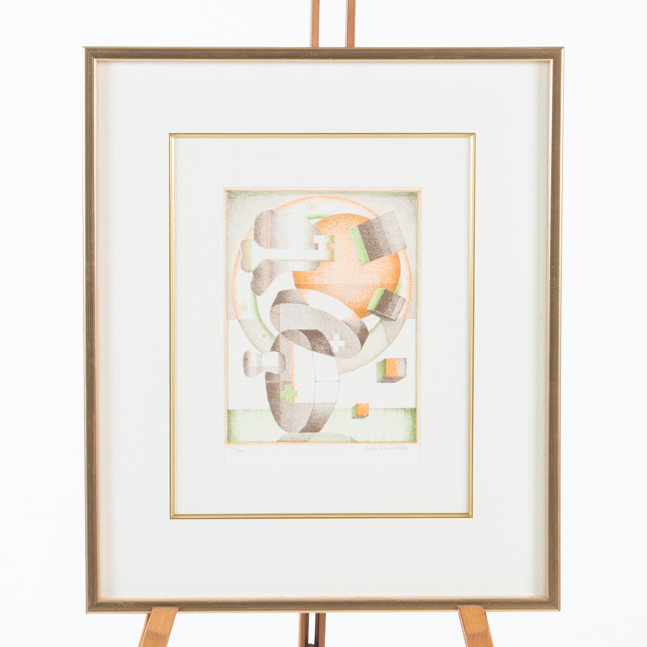 ERIK OLSON. Lithograph in colours, signed and numbered 109/199.