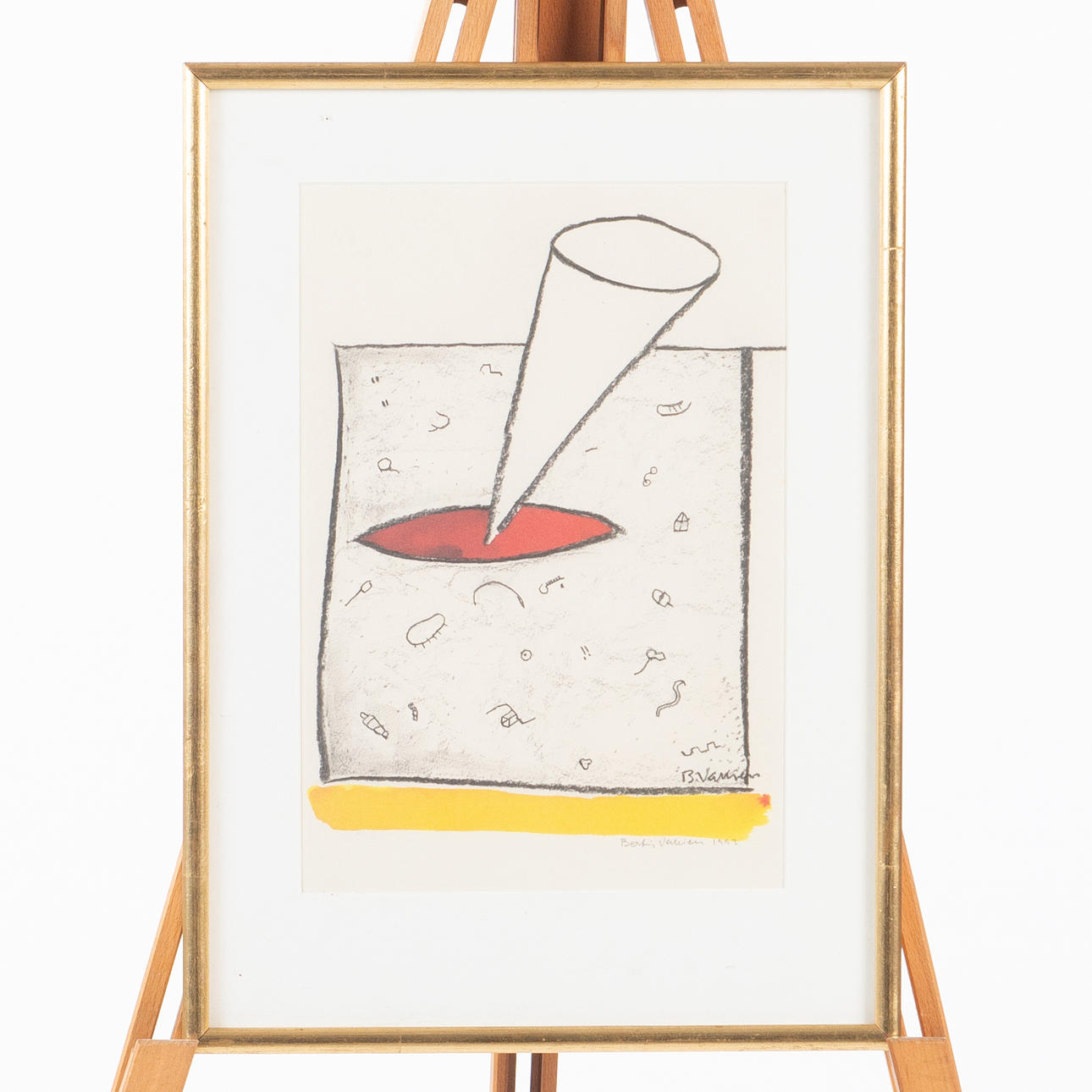 BERTIL VALLIEN. Printed, signed and signed in print 1993.