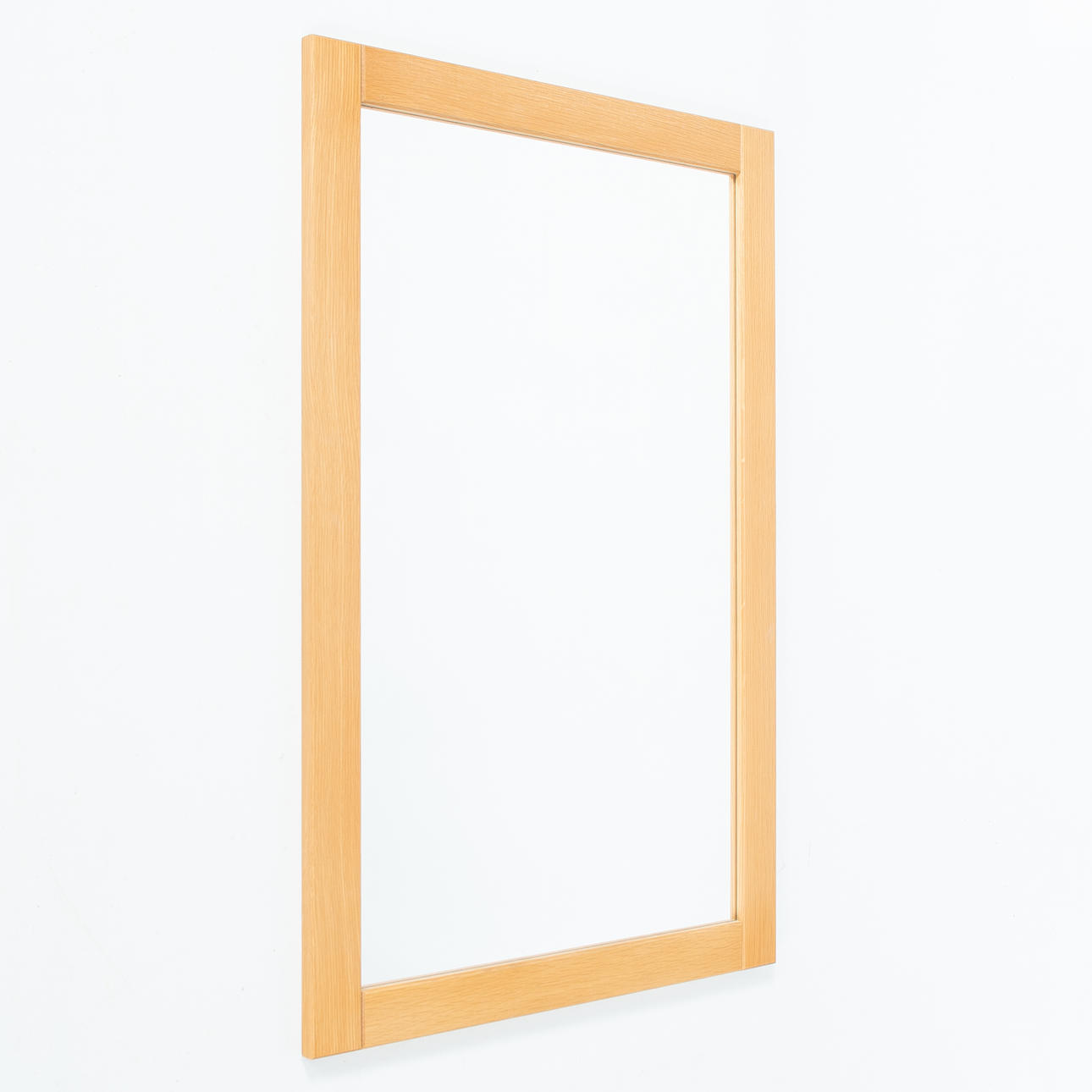 WALL MIRROR, light oak, contemporary.
