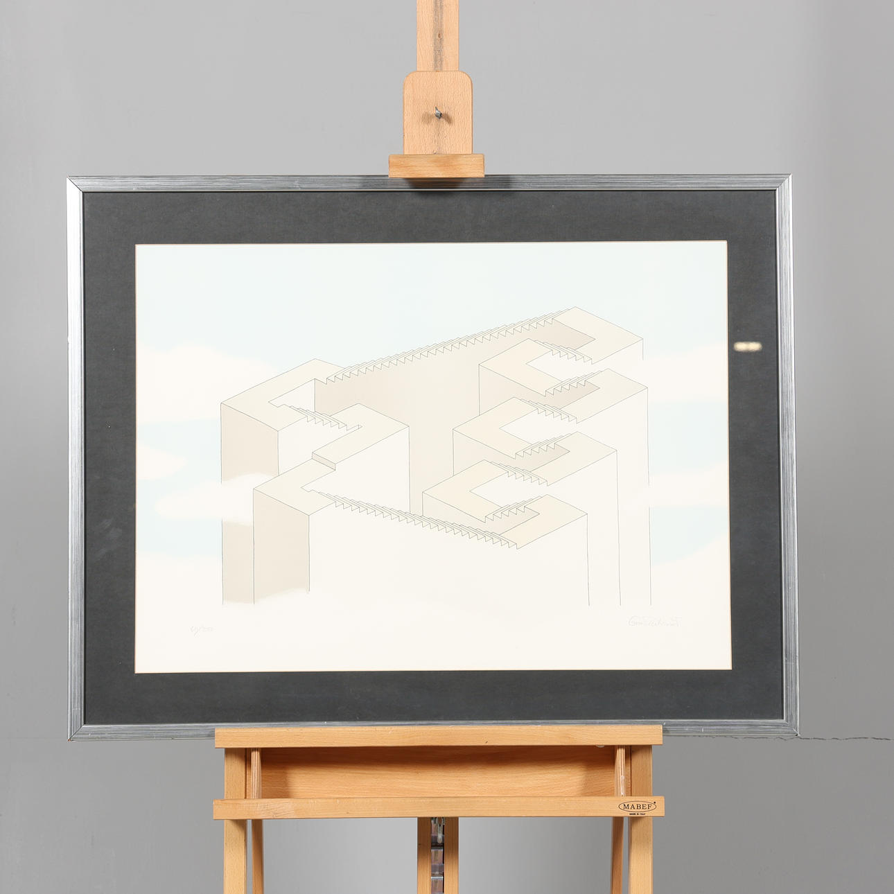 OSCAR REUTERSVÄRD. LITHOGRAPH, signed and numbered 60/250.