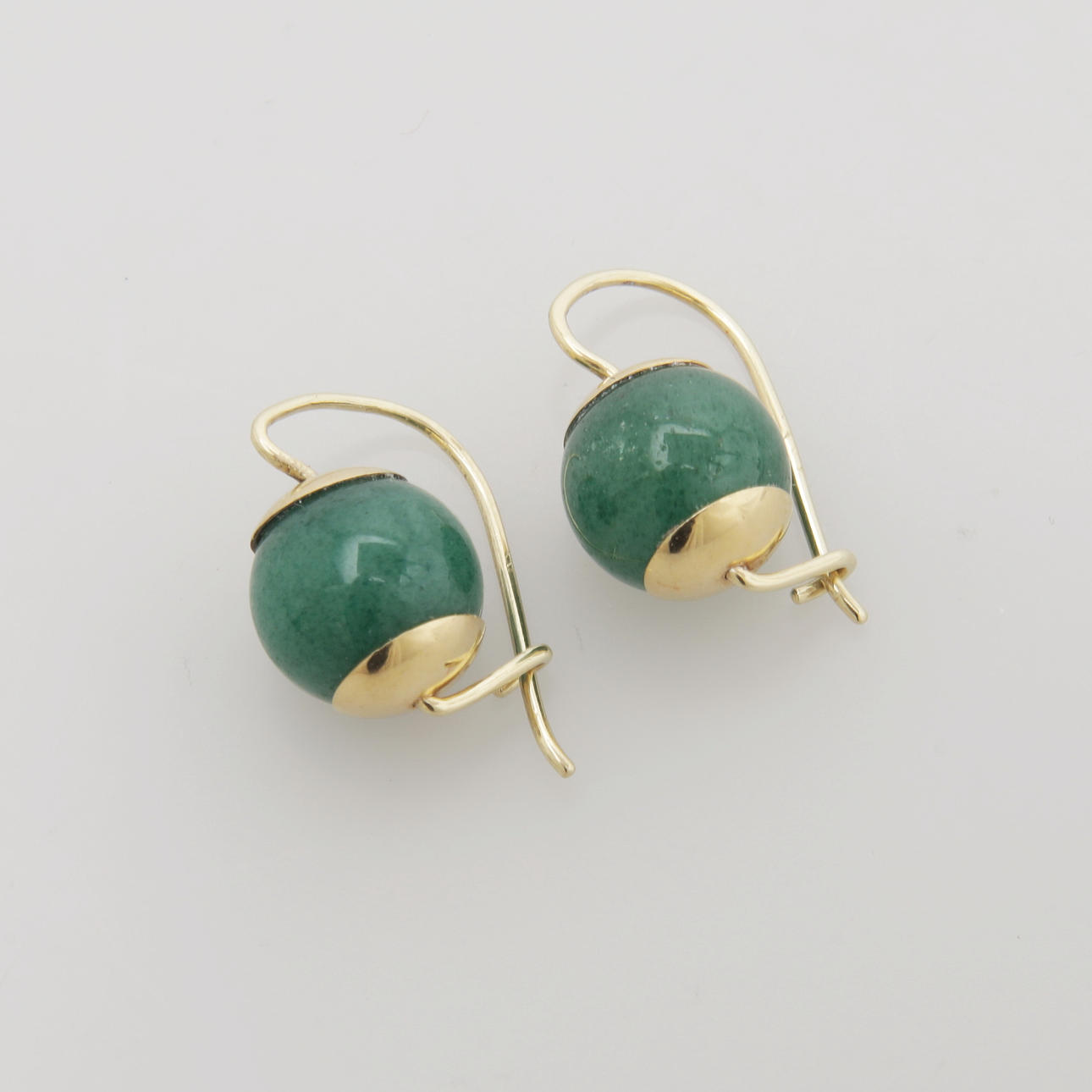EARRINGS, a pair, gold 14K, total weight 7,16 grams.