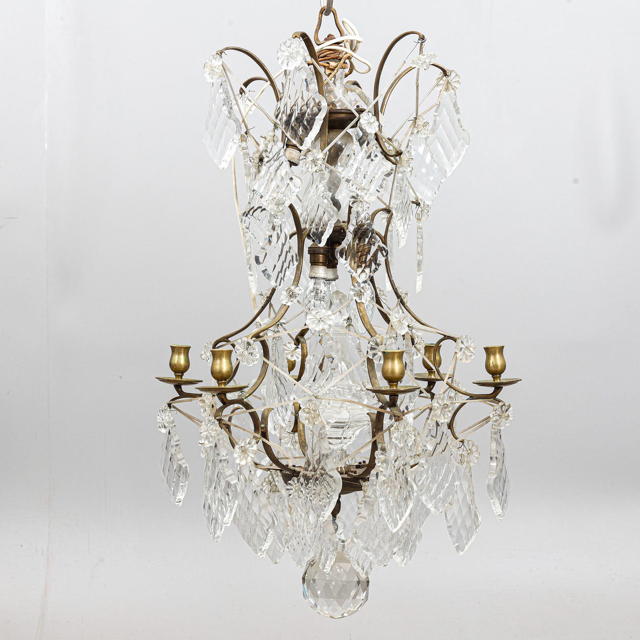 CHANDELIER, Rococo style.