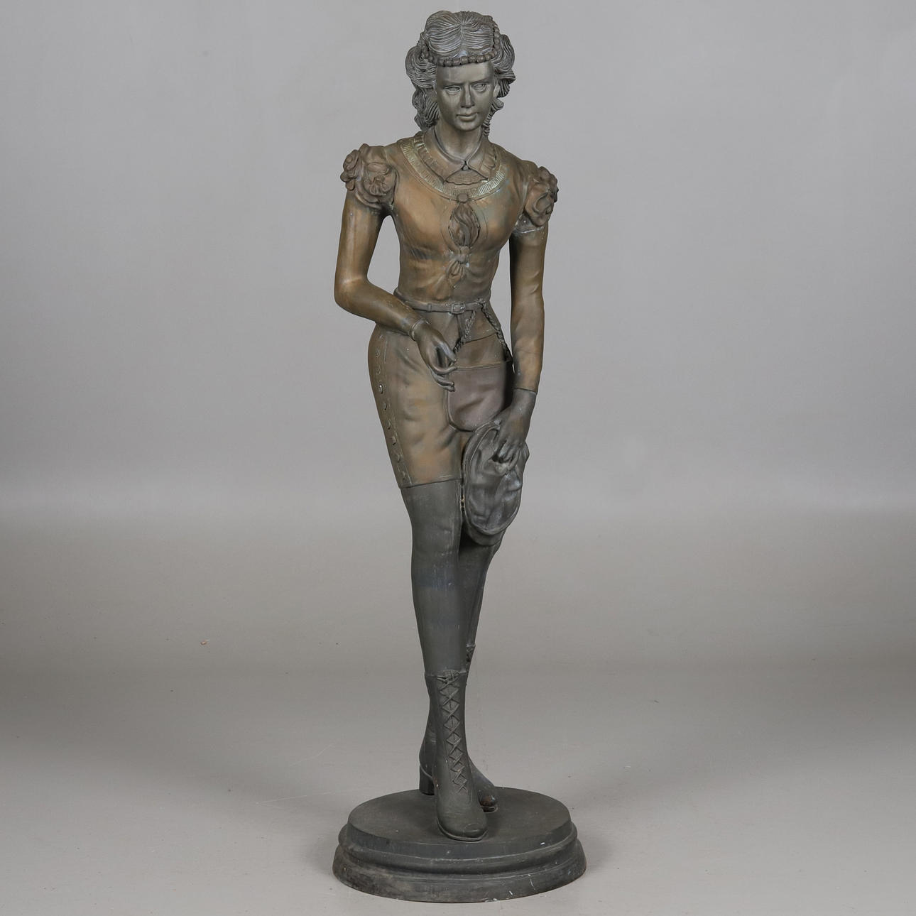 OIDENTIFIERAD KONSTNÄR. Staty, brons, 1900-talets andra hälft.