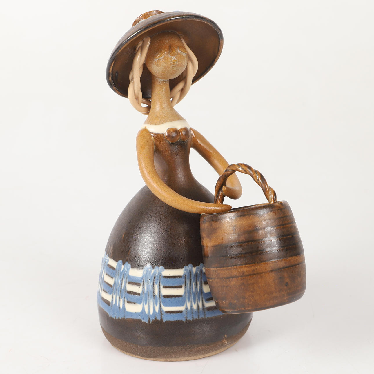 CAY CEDERGREN. Figurine, ceramic, Ven, signed.