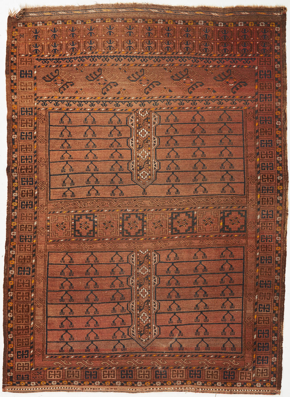 ORIENT CARPET, Turkmen, approx. 202x145 cm.