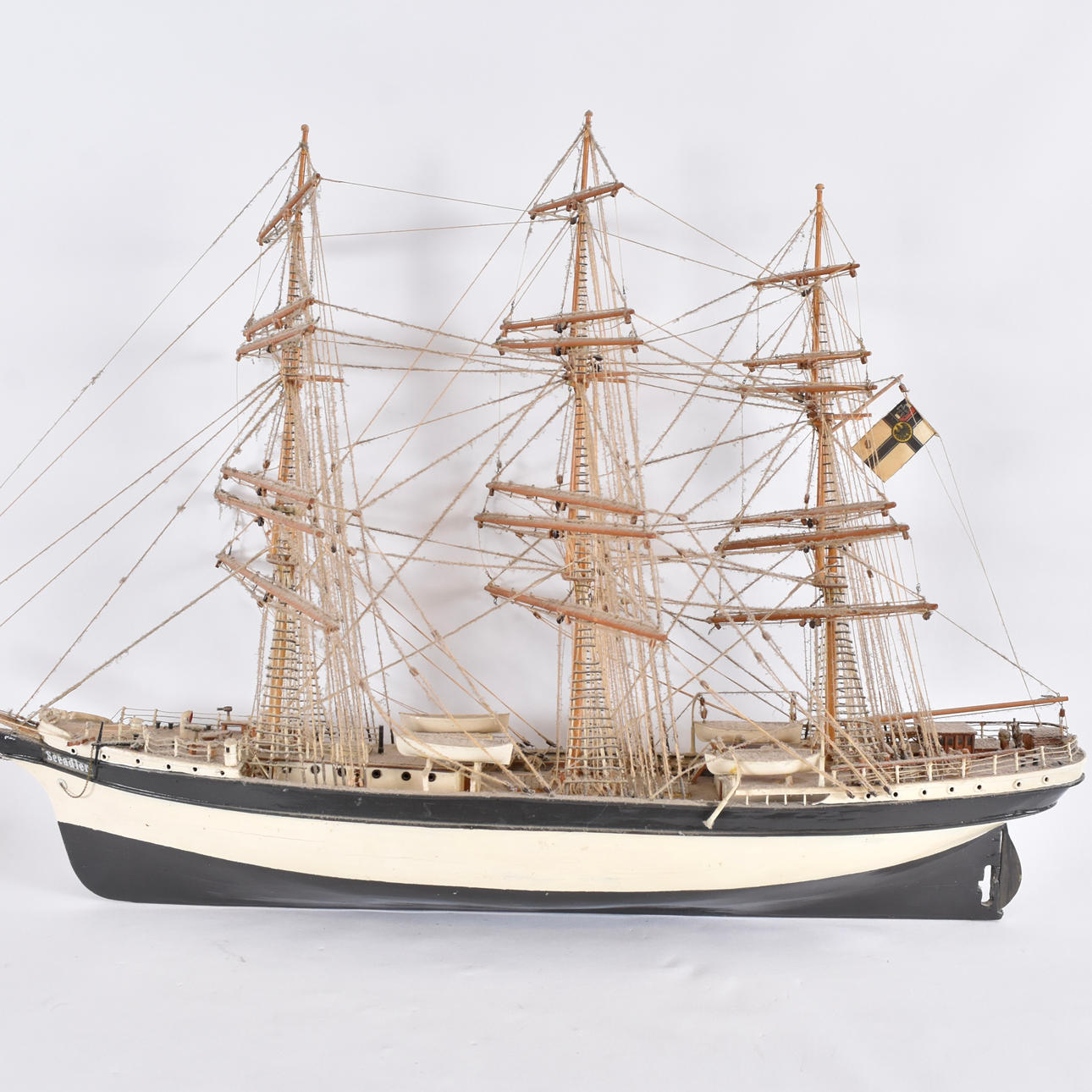 SHIP MODEL, full rigger. 20th century.
