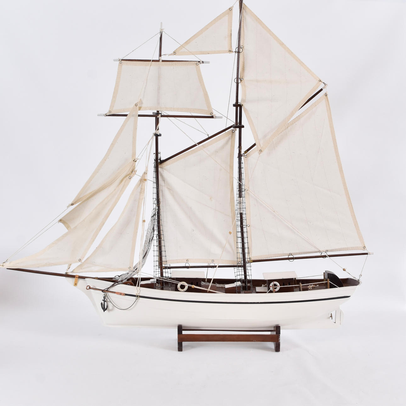 SHIP MODEL, 2-masts, 20th century.