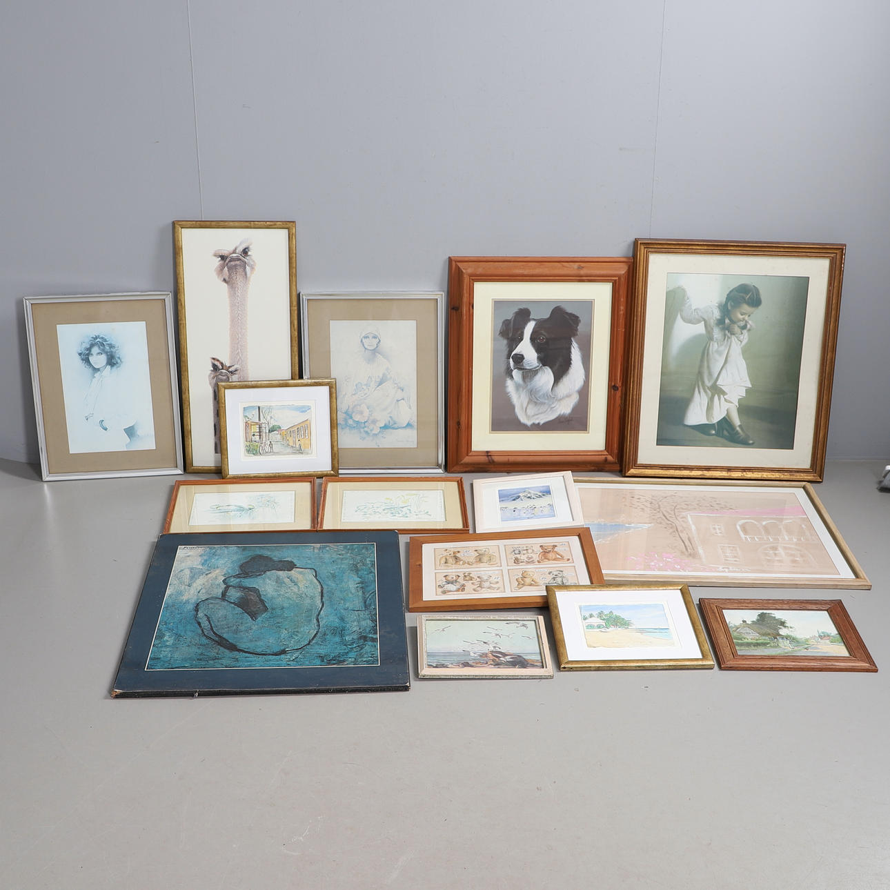 A QUANTITY OF PICTURES & PRINTS.