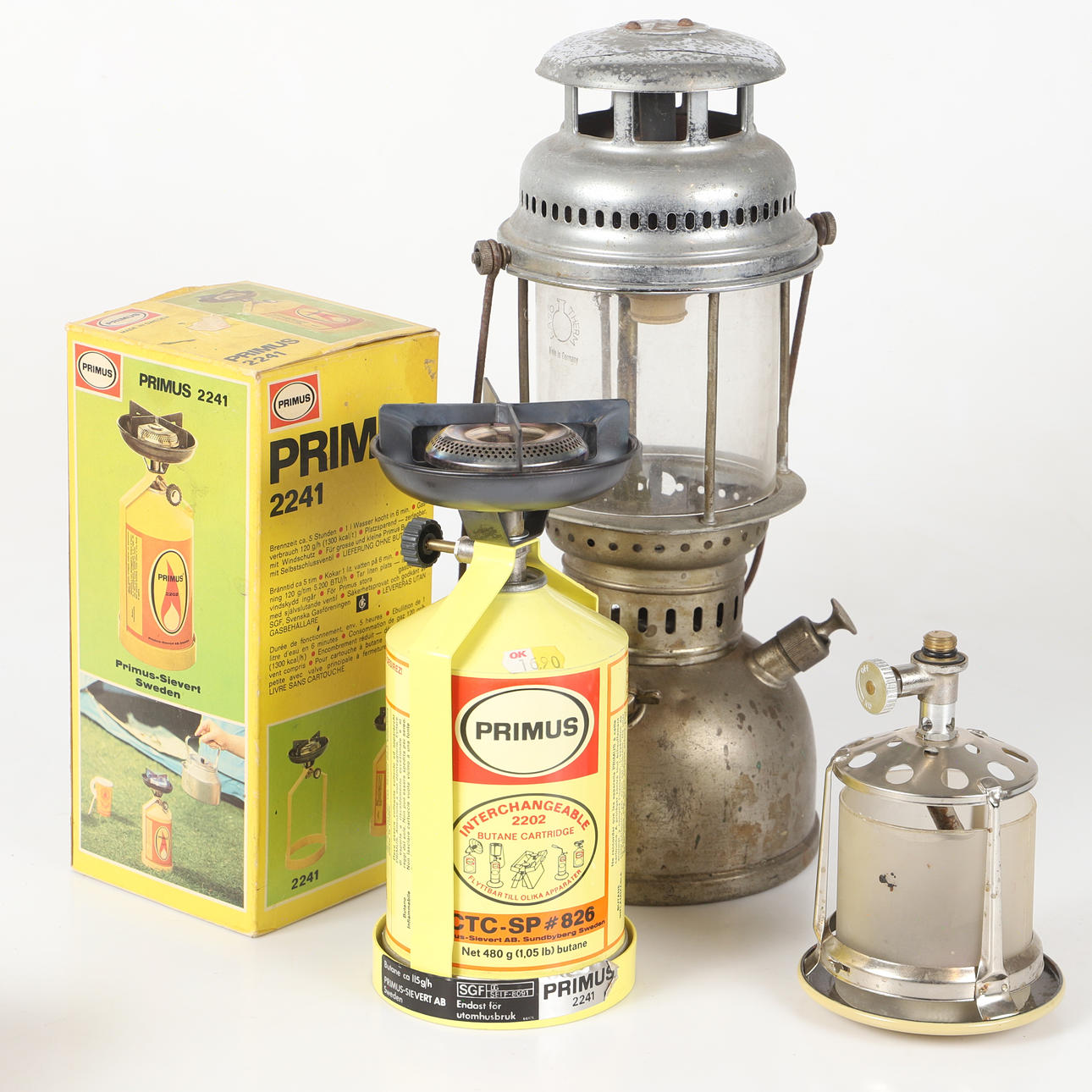 GASOLKÖK M. M., 3 stycken, bl.a. Primus.